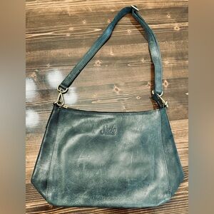 Sseko‎ Black Leather Shoulder Bag